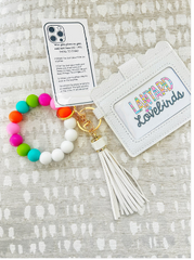 Boho Chic Wristband Keychain