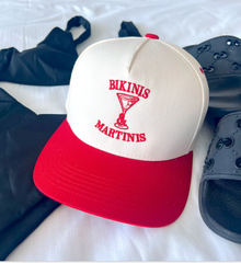 Bikinis & Martinis Vintage Trucker Hat