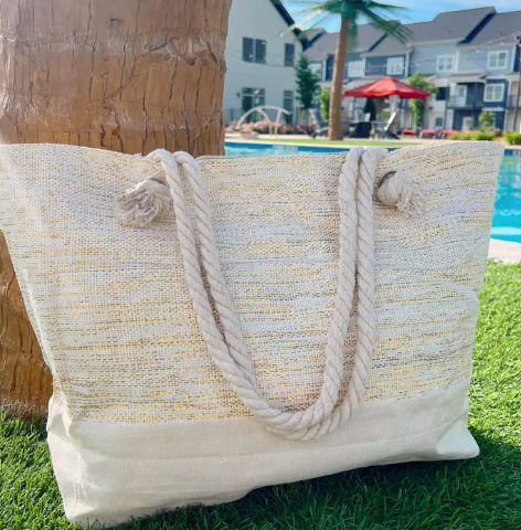 Canvas Beach Bag