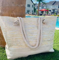 Canvas Beach Bag