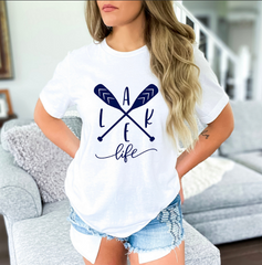 Lake Life in Navy Wording *Made to Order*