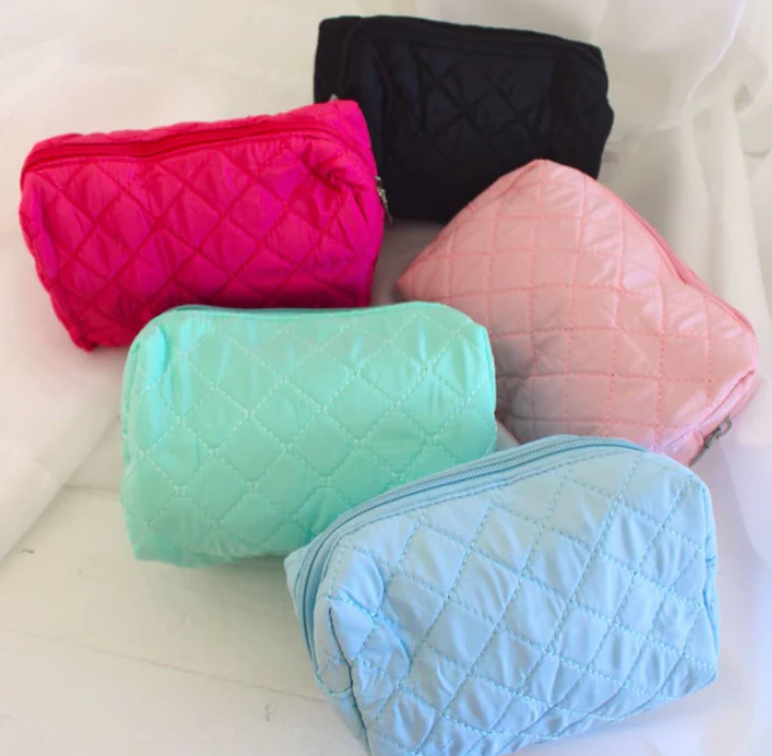 Quilted Mini Makeup Bags