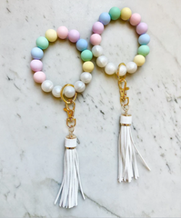 Pastel Wristband Keychain